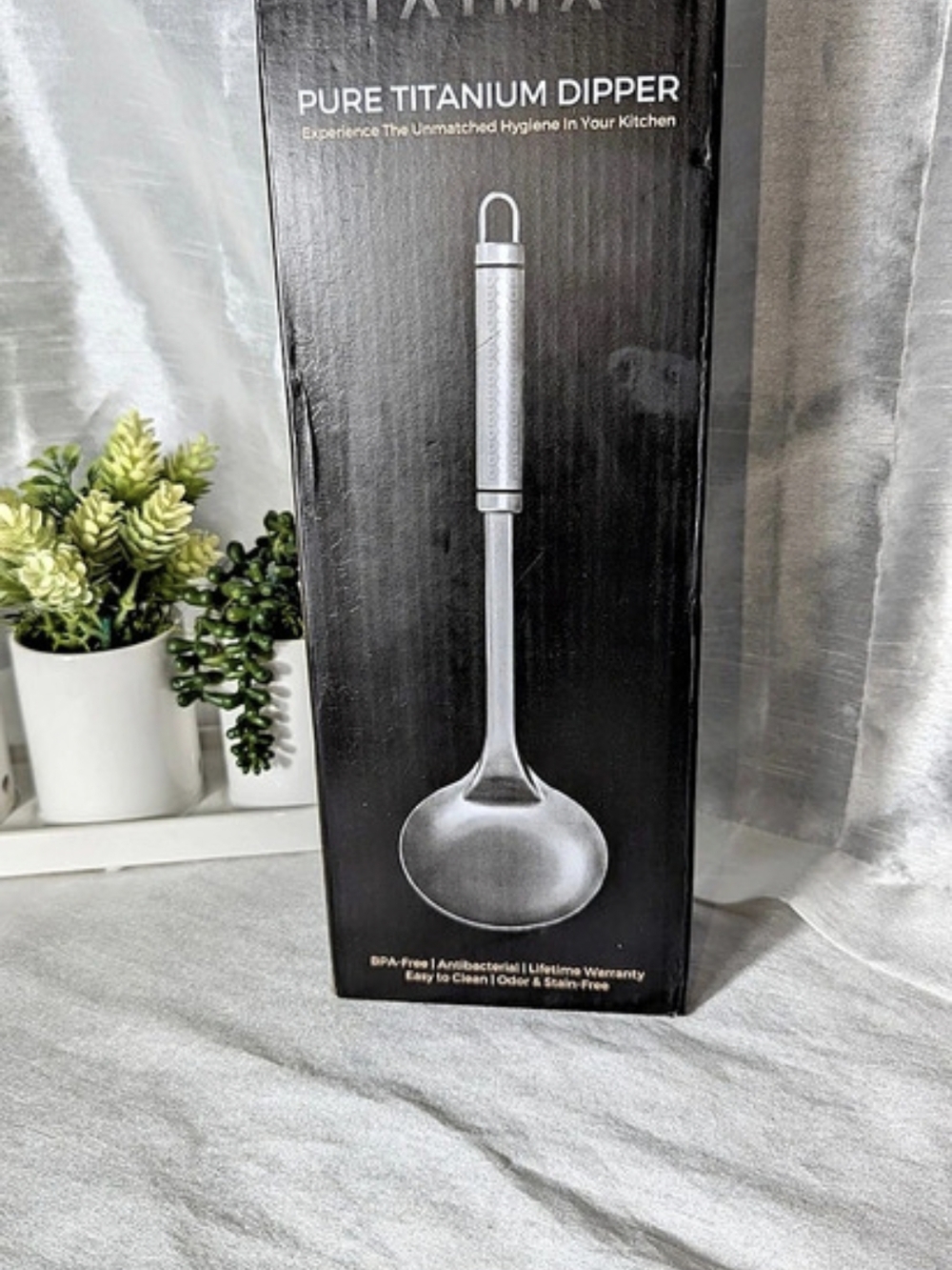 TAIMA Pure Titanium Dipper Titanium Kitchen Dipper NWT